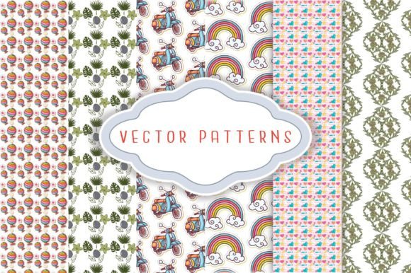 6 Seamless Vector Patterns: Enhancing Design Workflows with Versatile and Modern Textures