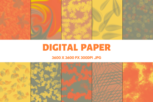 Autumn Fall Digital Papers: Versatile Resources for Creative Projects