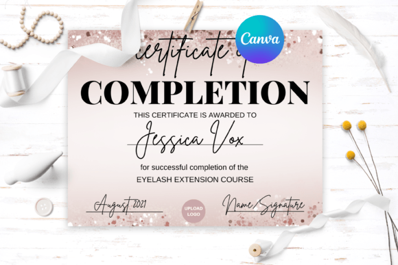 Certificat of Completion Template