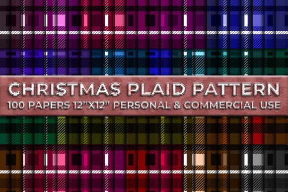 Christmas Plaid Pattern Digital Paper: A Versatile Tool for Creative Projects