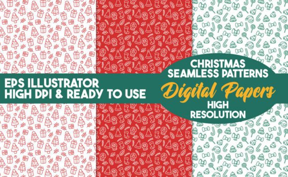 Christmas Seamless Pattern Digital Paper: A Versatile Tool for Creative Projects