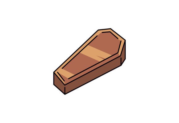 Coffin Halloween Clipart for Spooky Designs