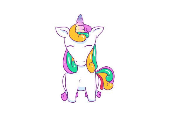 Colorful Unicorn Artwork for Creative Projects