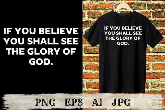 God Quotations: If You Believe, You Shall Receive