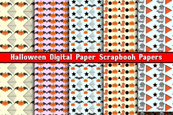 Halloween Digital Paper Scrapbook Papers: A Versatile Tool for Creative Projects