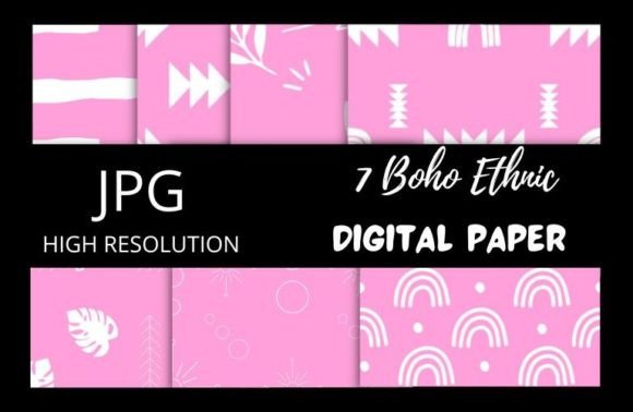 Pastel Pink Boho Digital Papers: A Strategic Tool for Creative and Professional Projects