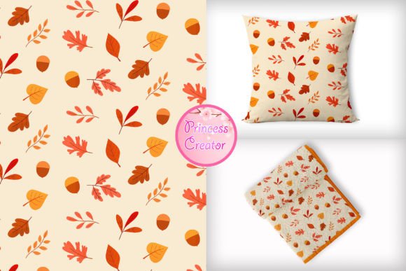 Seamless Autumn Pattern: A Versatile Design Asset for Creative Projects