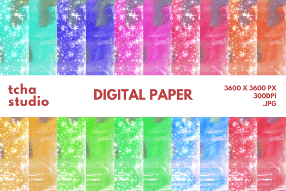 Storm Watercolor Digital Papers